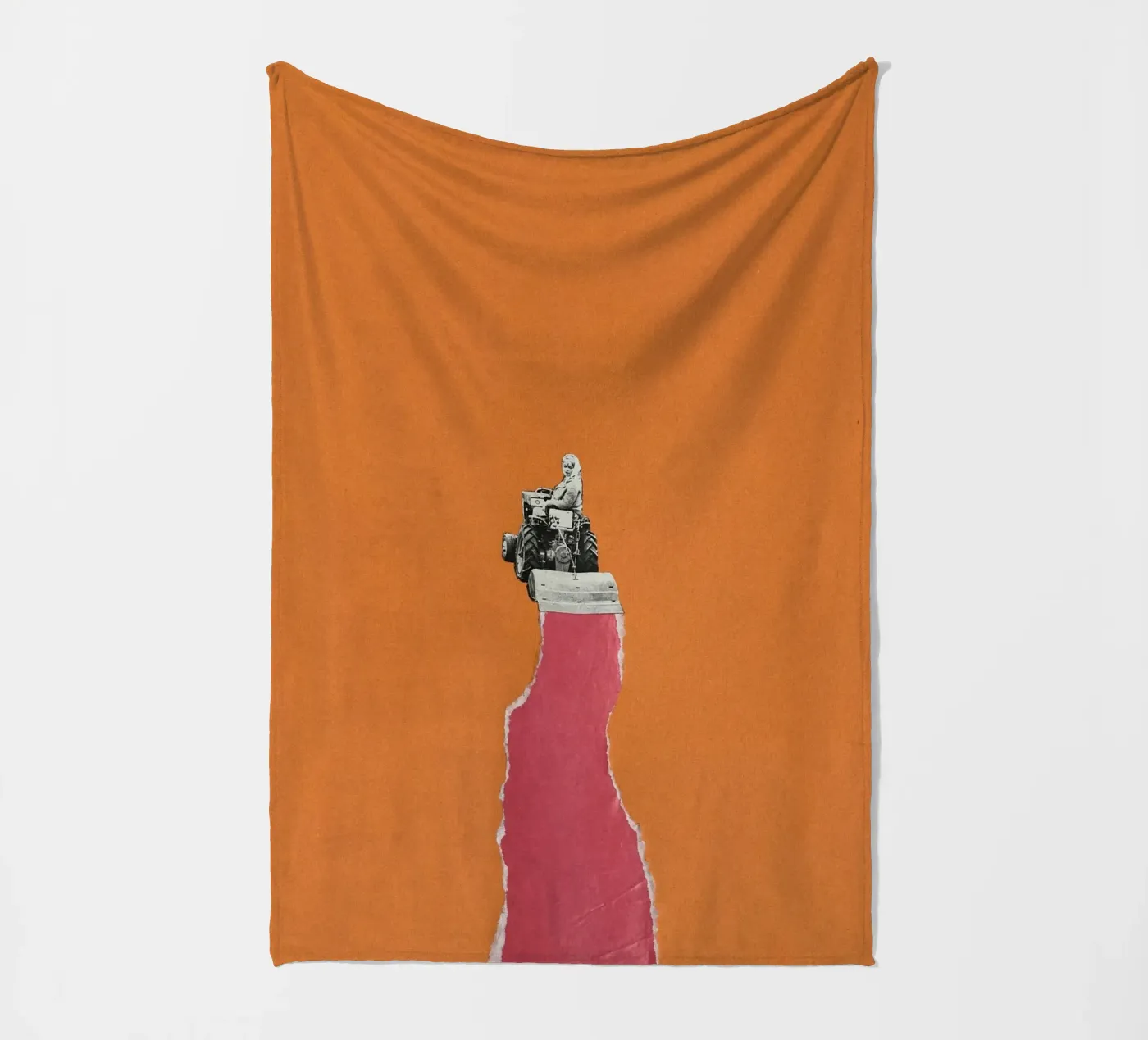 Tractorette plaid polaire de Carlos Quitério