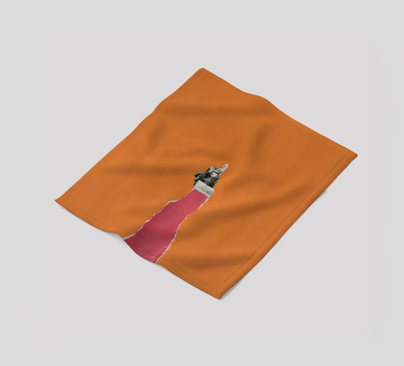 Tractorette fleece blanket by Carlos Quitério