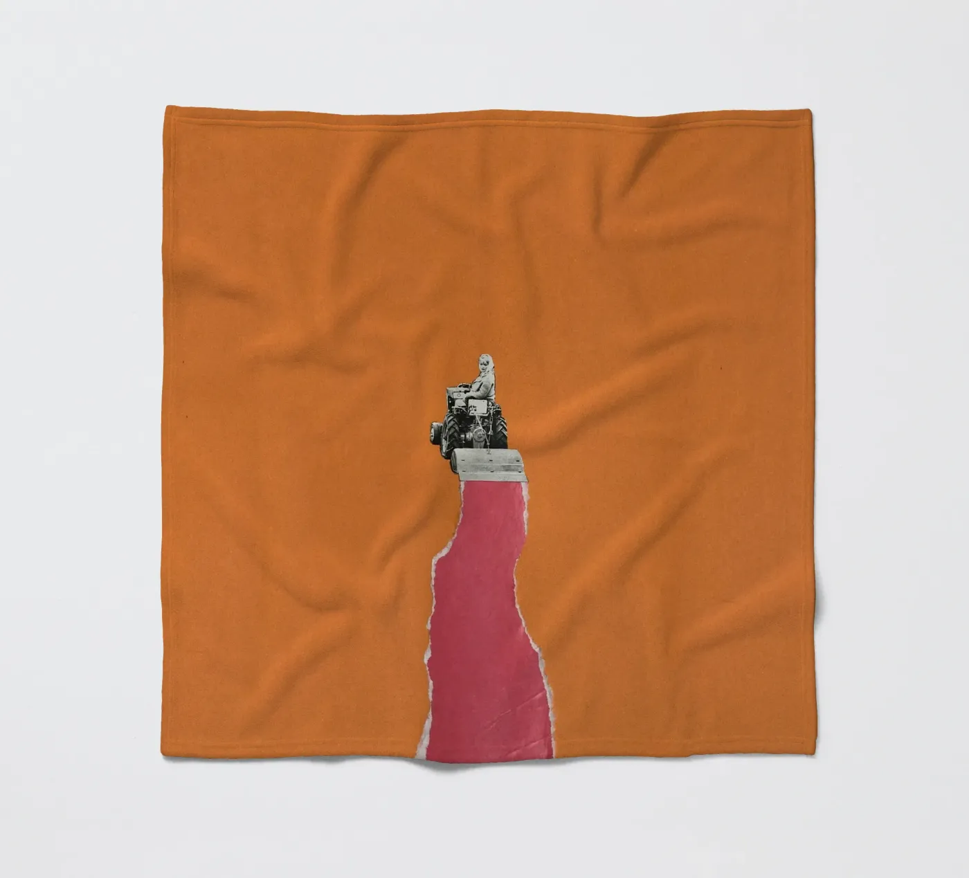 Tractorette plaid polaire de Carlos Quitério