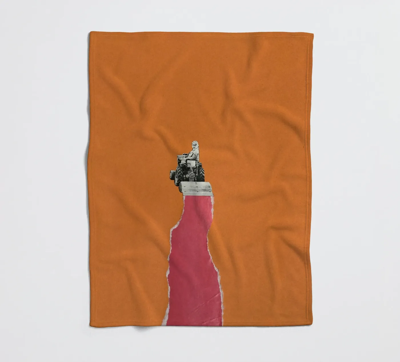 Tractorette plaid polaire de Carlos Quitério