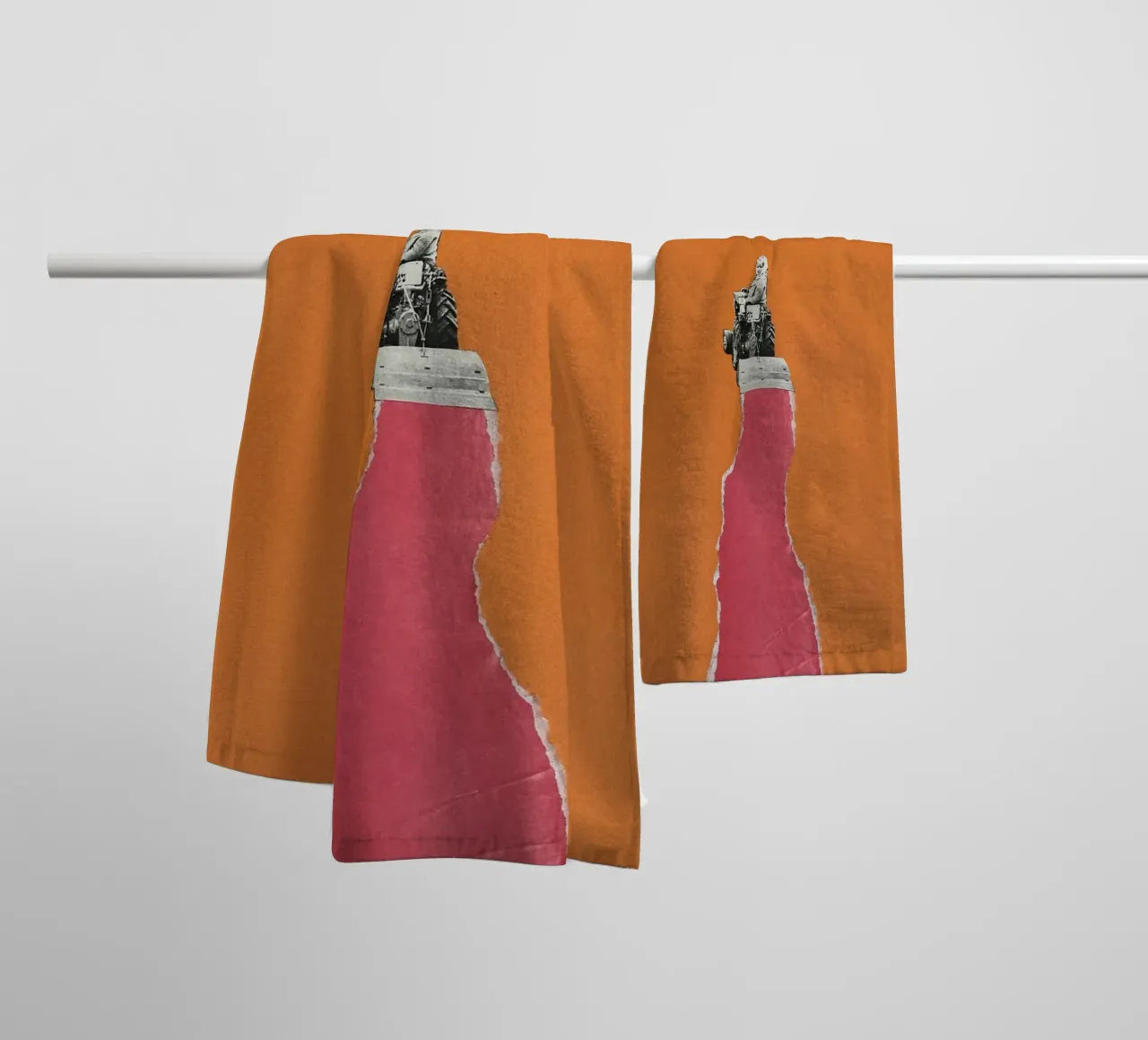 Tractorette towel by Carlos Quitério