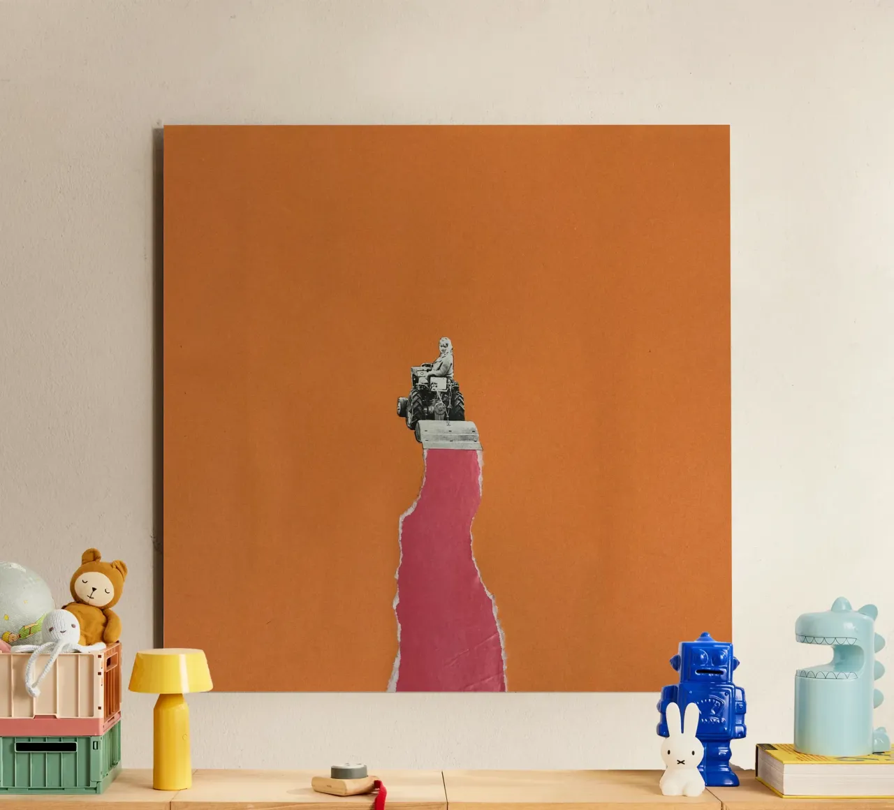 Tractorette alluminio dibond da Carlos Quitério