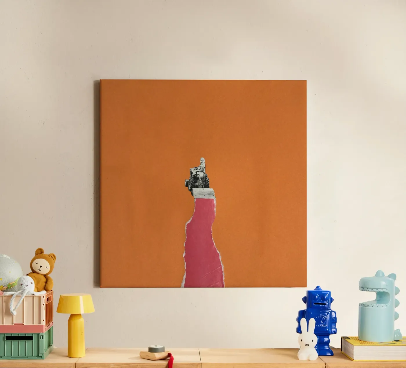 Tractorette tela da Carlos Quitério