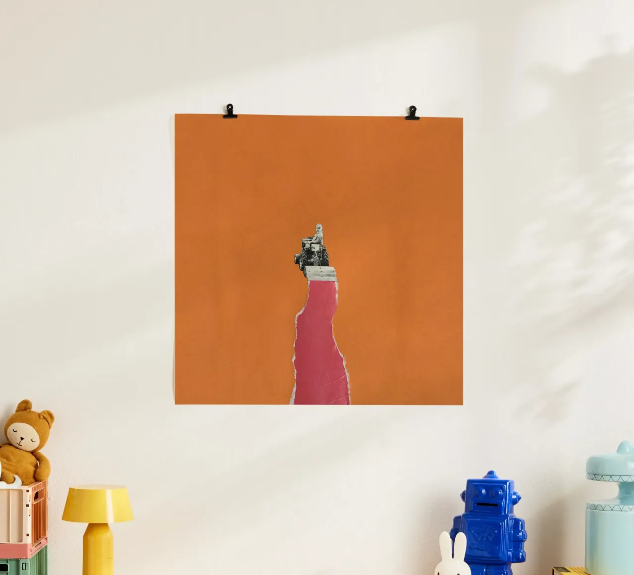 Tractorette poster con telaio in plastica da Carlos Quitério