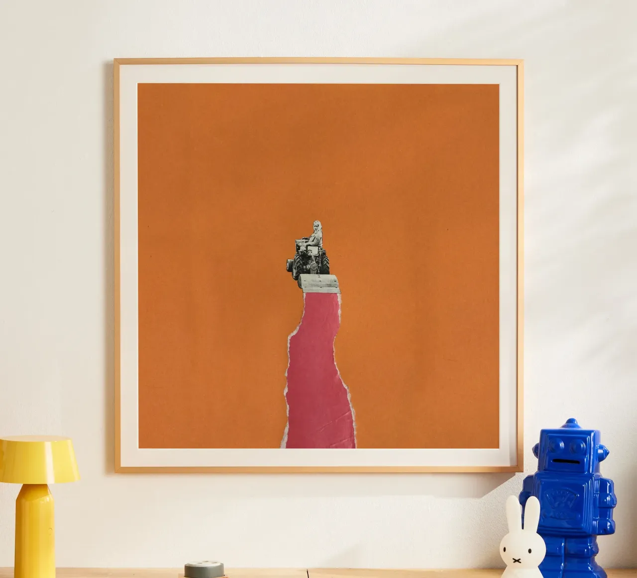 Tractorette poster con telaio in plastica da Carlos Quitério