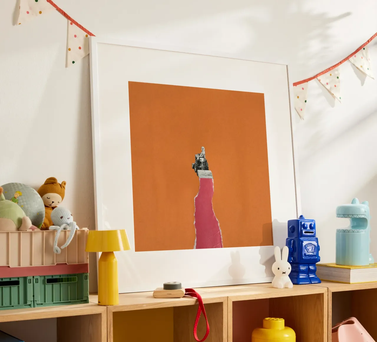 Tractorette poster con telaio in plastica da Carlos Quitério