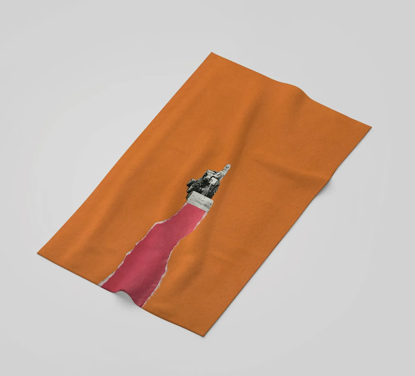 Tractorette beach towel by Carlos Quitério