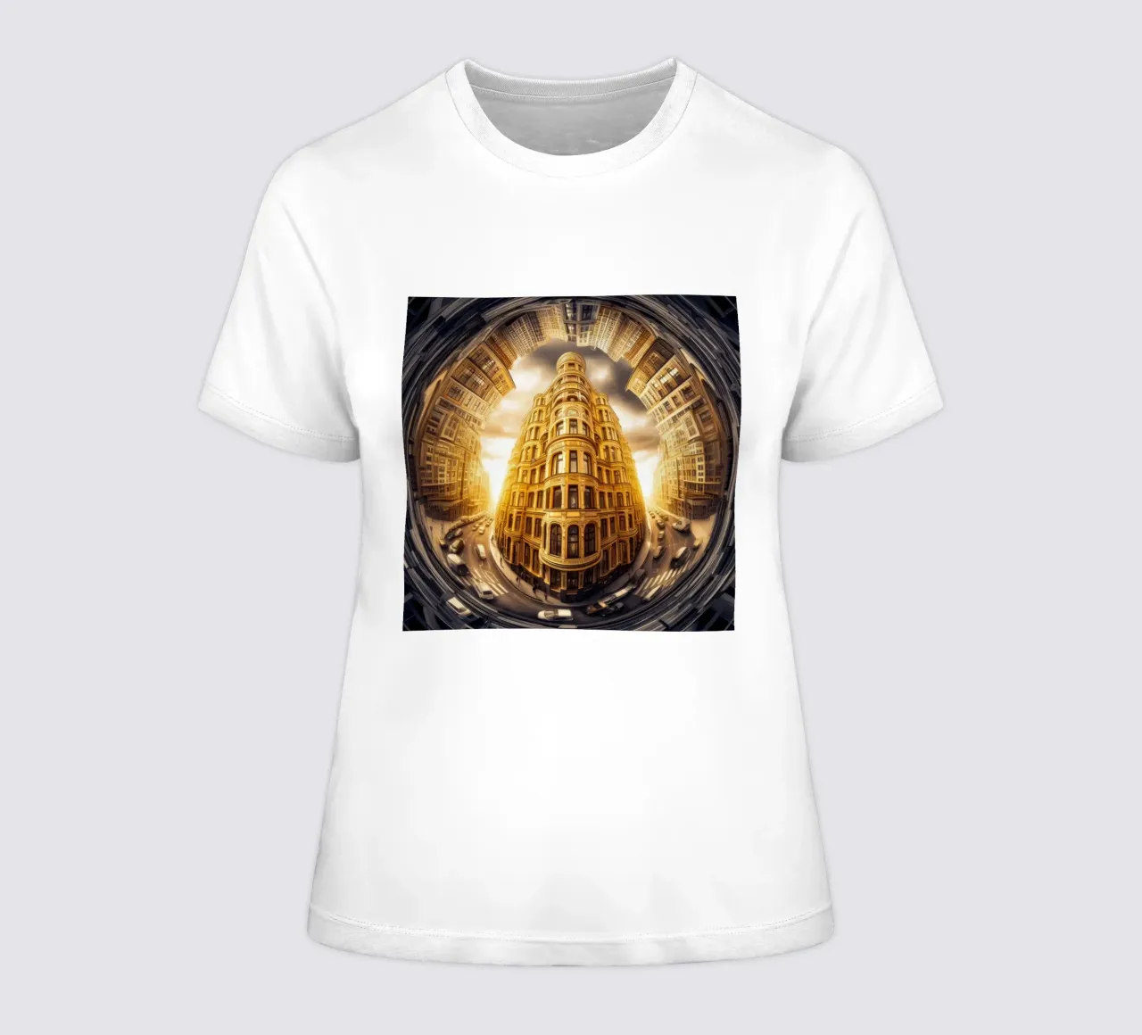 Sphere 007 - Grand Urban Architecture t-shirt ajusté pour femmes de Spheres