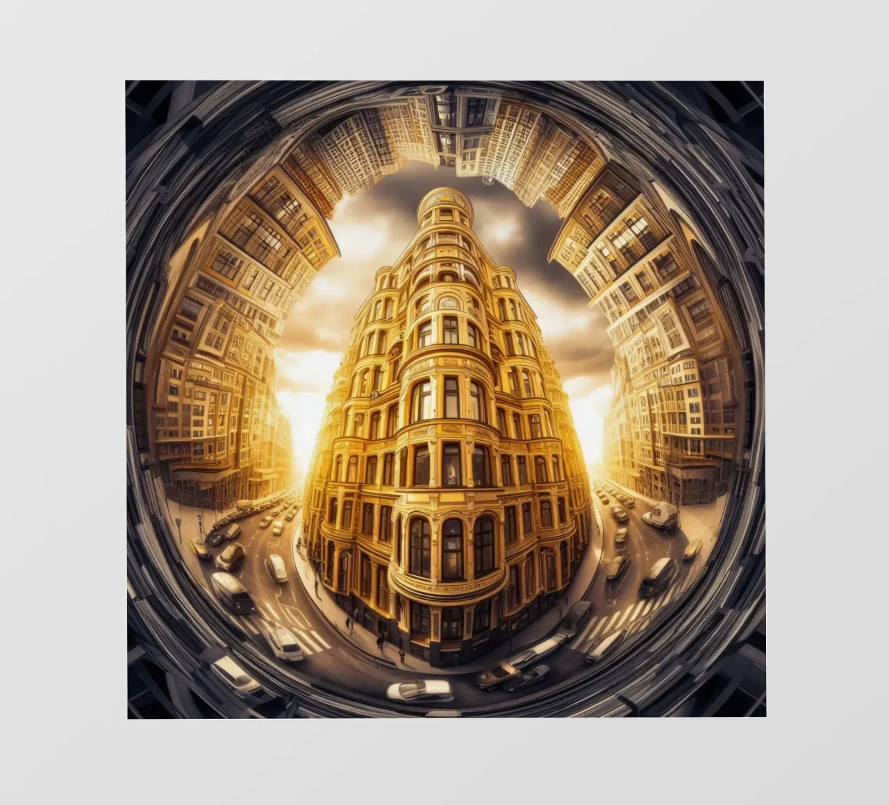 Sphere 007 - Grand Urban Architecture pellicola backlit da Spheres