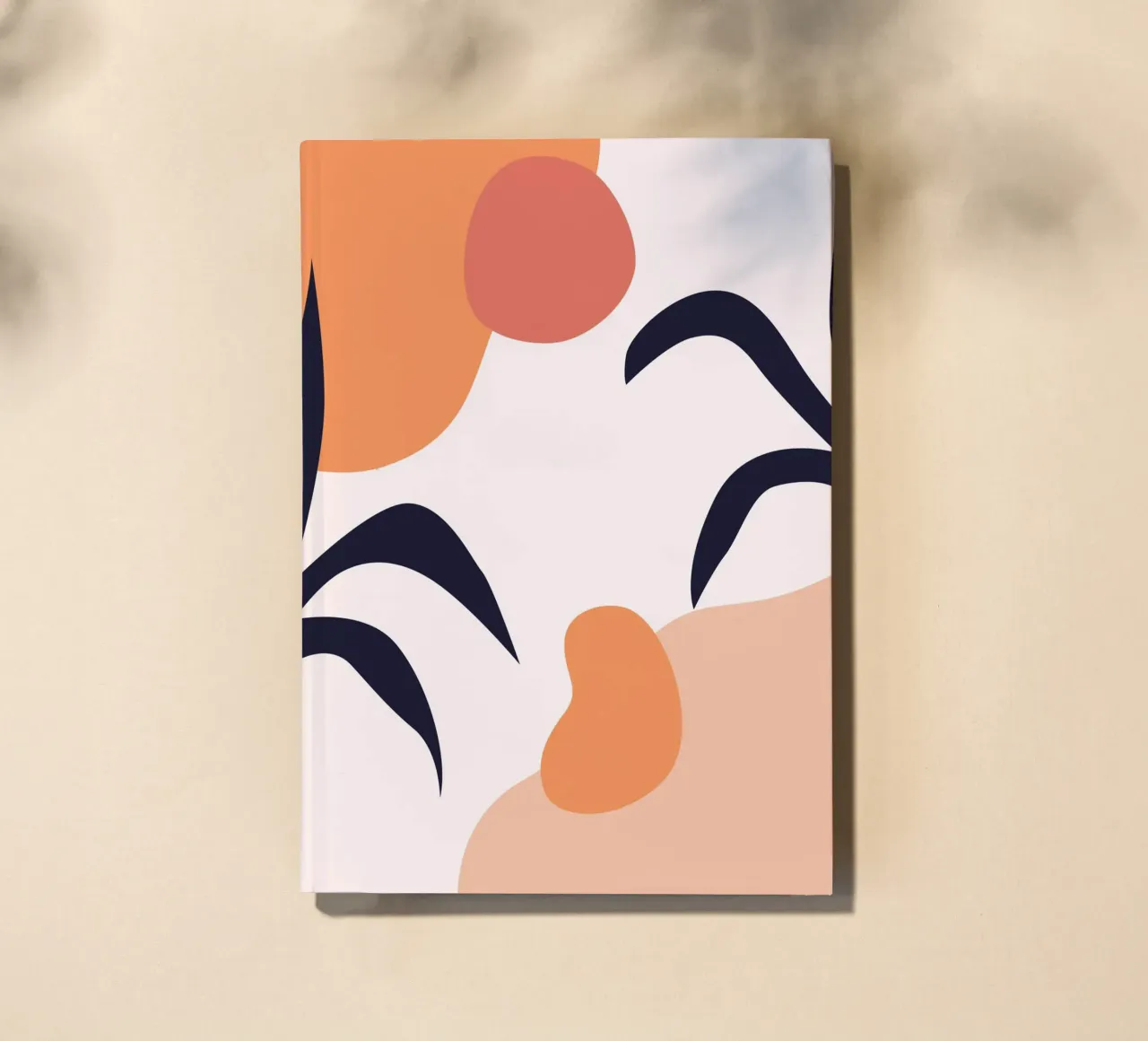 Organic abstract shapes notebook by LisaArtes