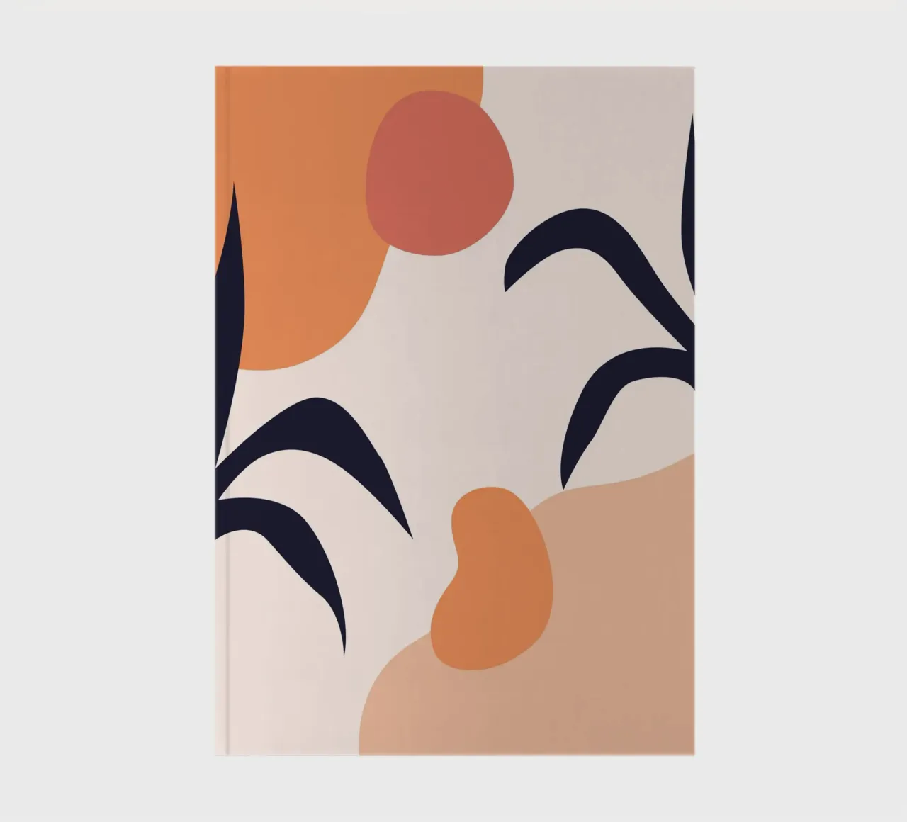 Organic abstract shapes notebook by LisaArtes