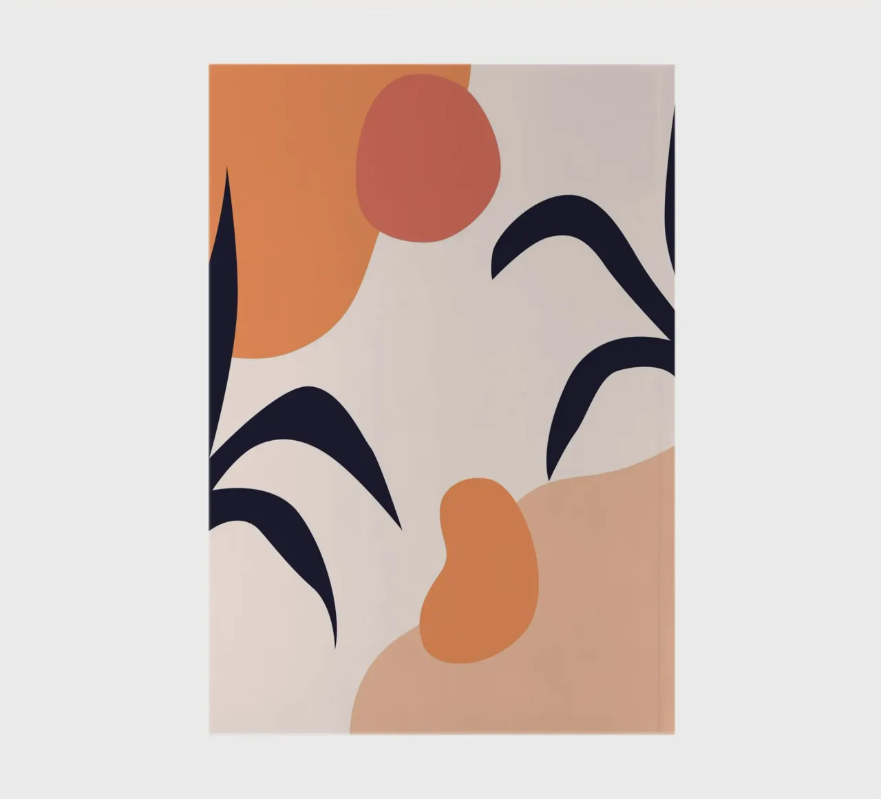 Organic abstract shapes notebook by LisaArtes