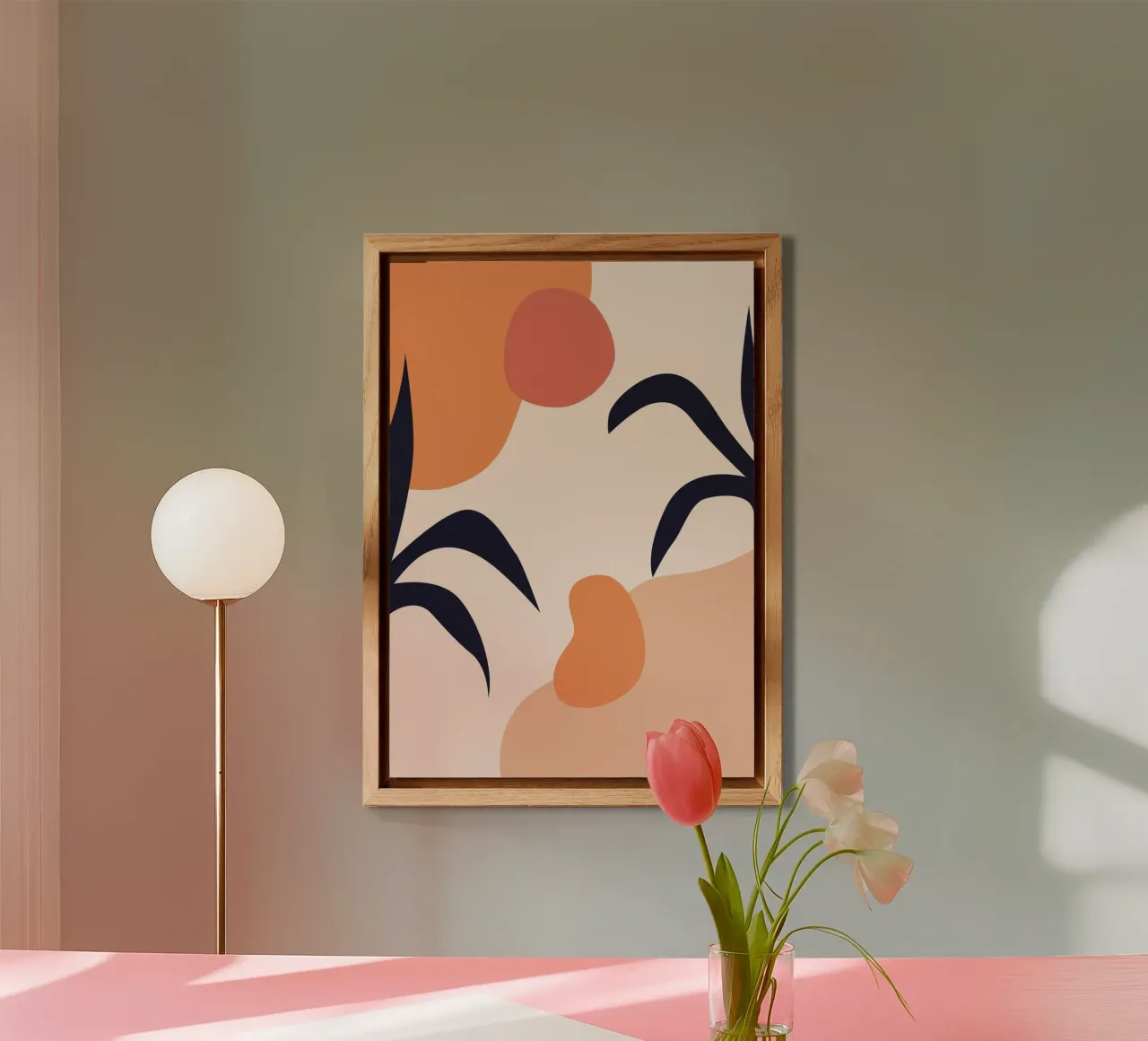 Organic abstract shapes alluminio dibond da LisaArtes