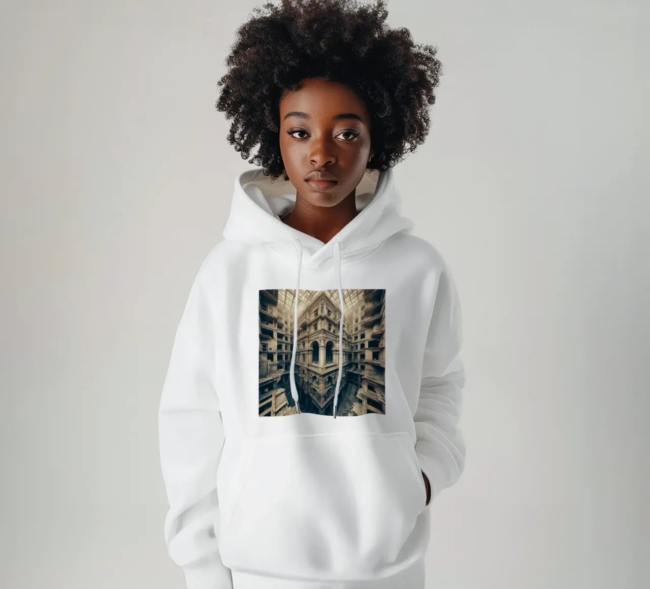 Sphere 003 - Intricate Abandoned Structure felpa con cappuccio da Spheres