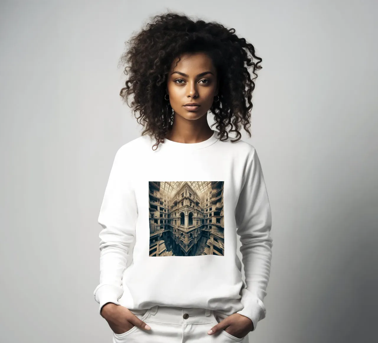 Sphere 003 - Intricate Abandoned Structure Sweatshirt von Spheres