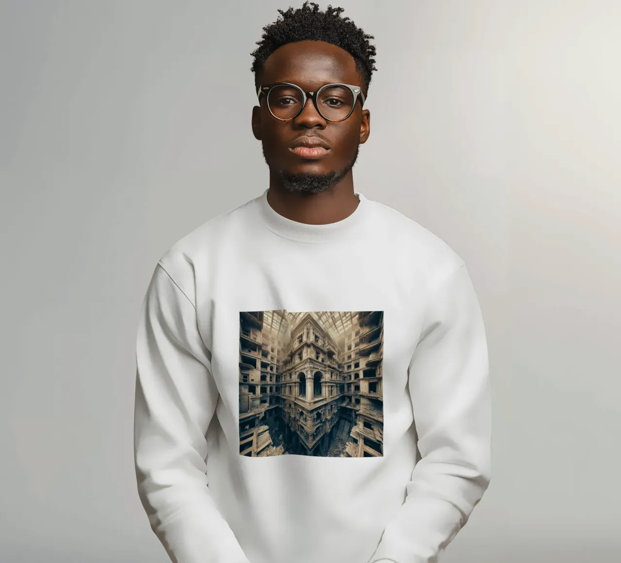 Sphere 003 - Intricate Abandoned Structure felpa da Spheres