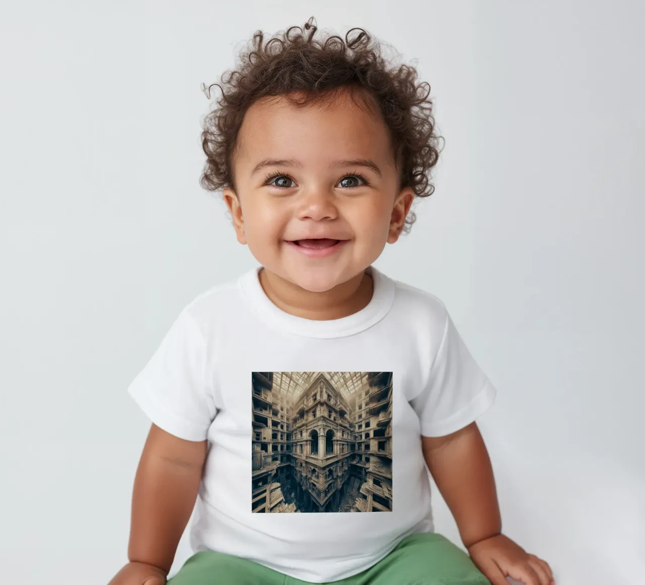 Sphere 003 - Intricate Abandoned Structure baby t-shirt van Spheres