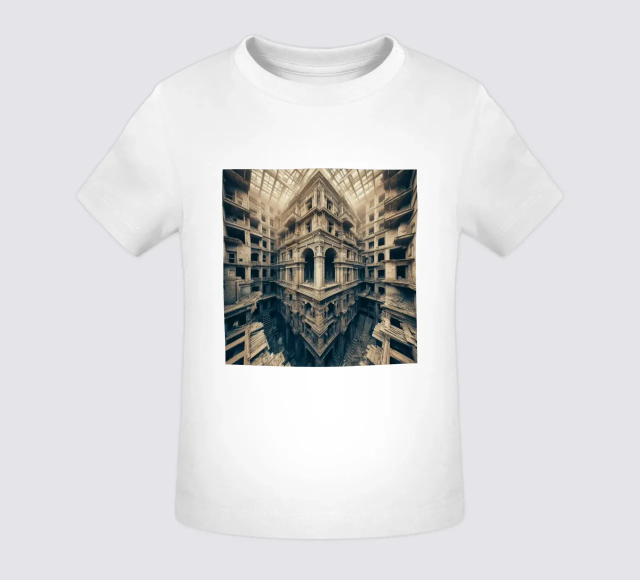 Sphere 003 - Intricate Abandoned Structure baby t-shirt van Spheres