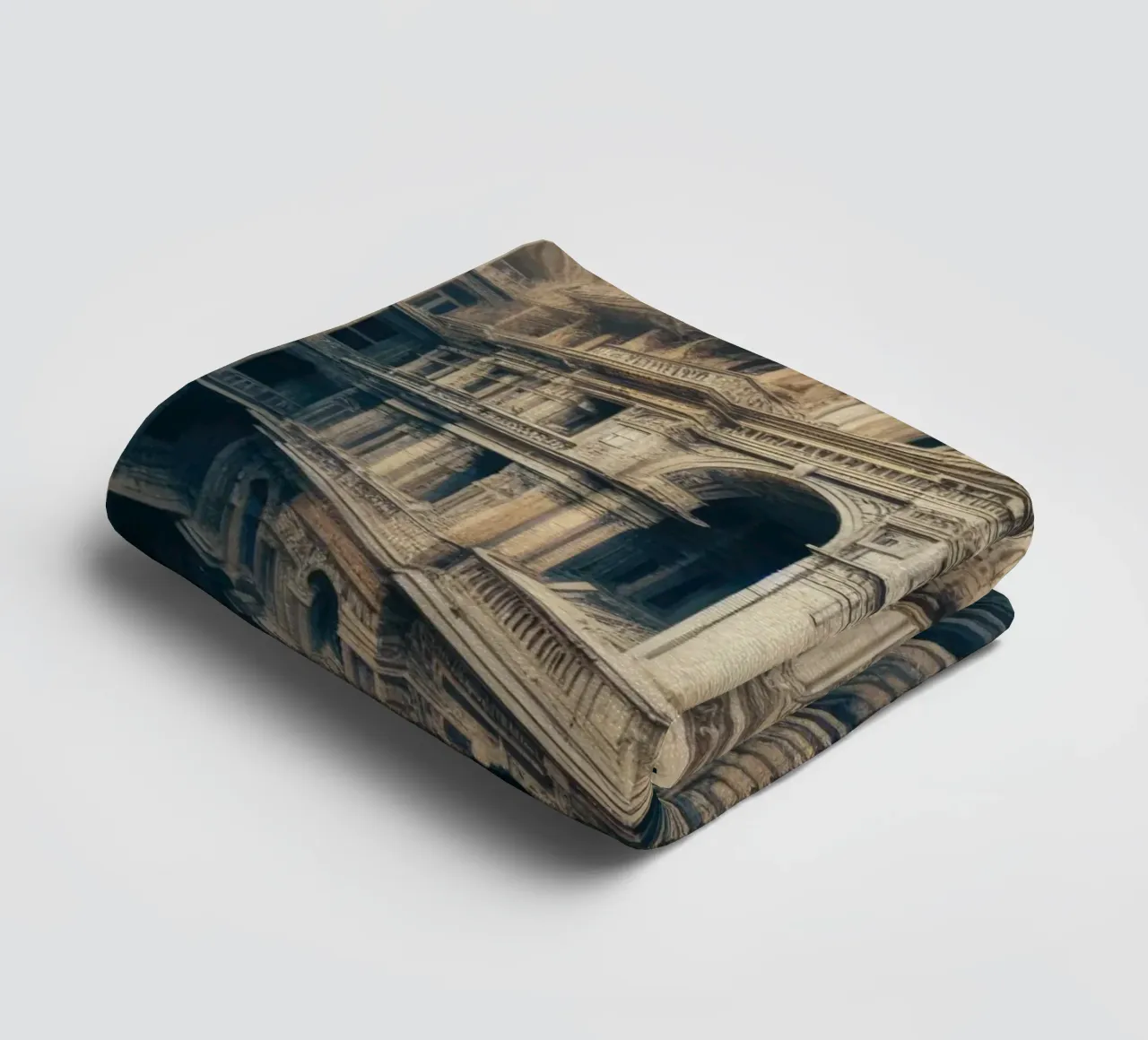 Sphere 003 - Intricate Abandoned Structure towel by Spheres