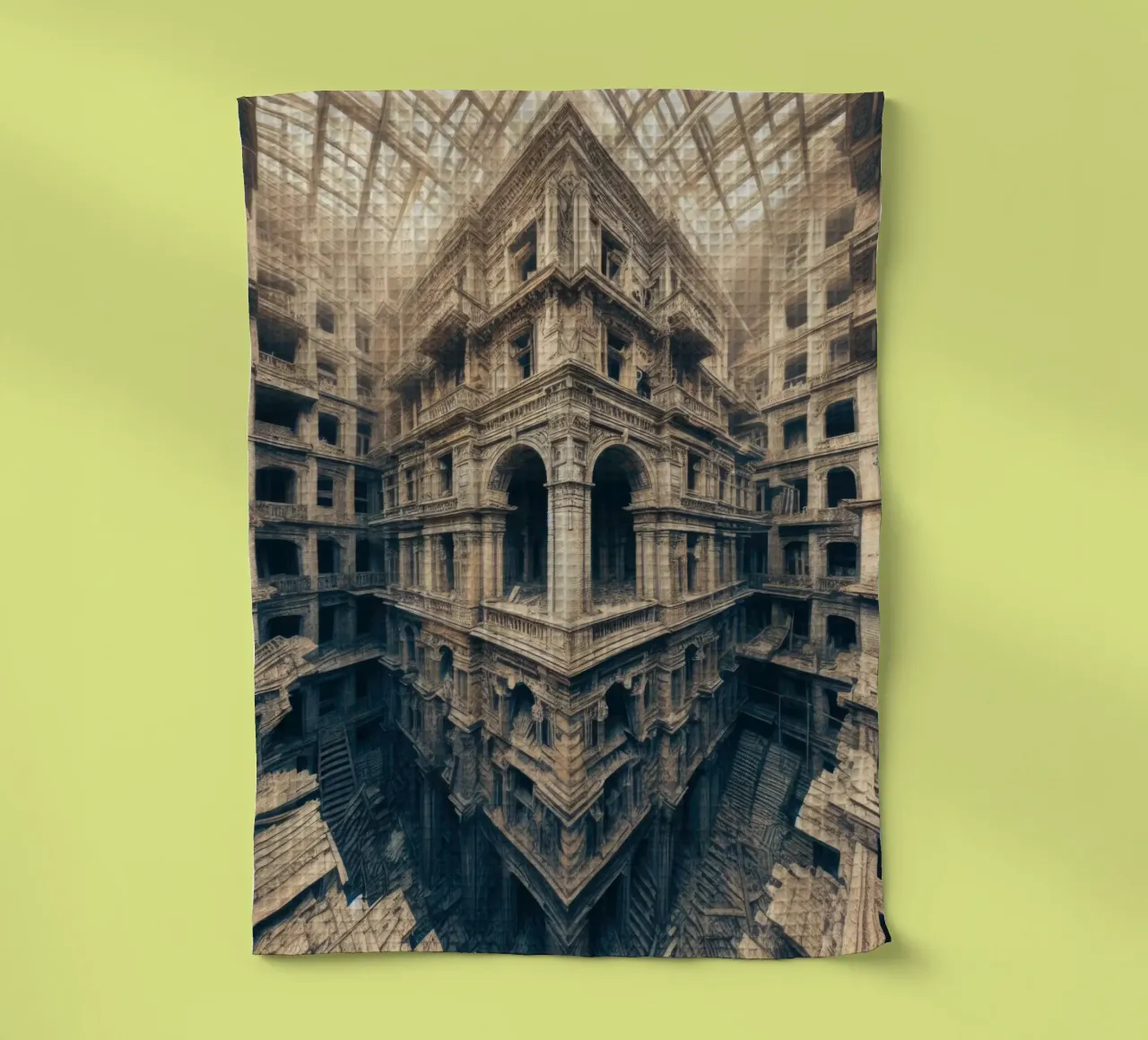 Sphere 003 - Intricate Abandoned Structure canovaccio da cucina da Spheres