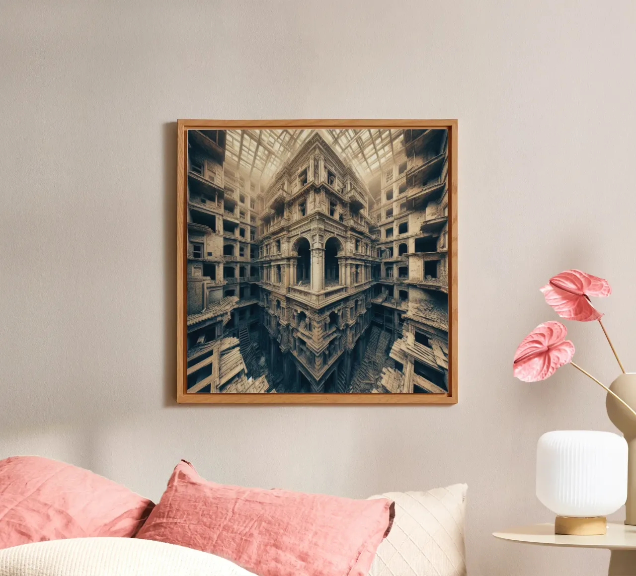 Sphere 003 - Intricate Abandoned Structure pannello forex da Spheres