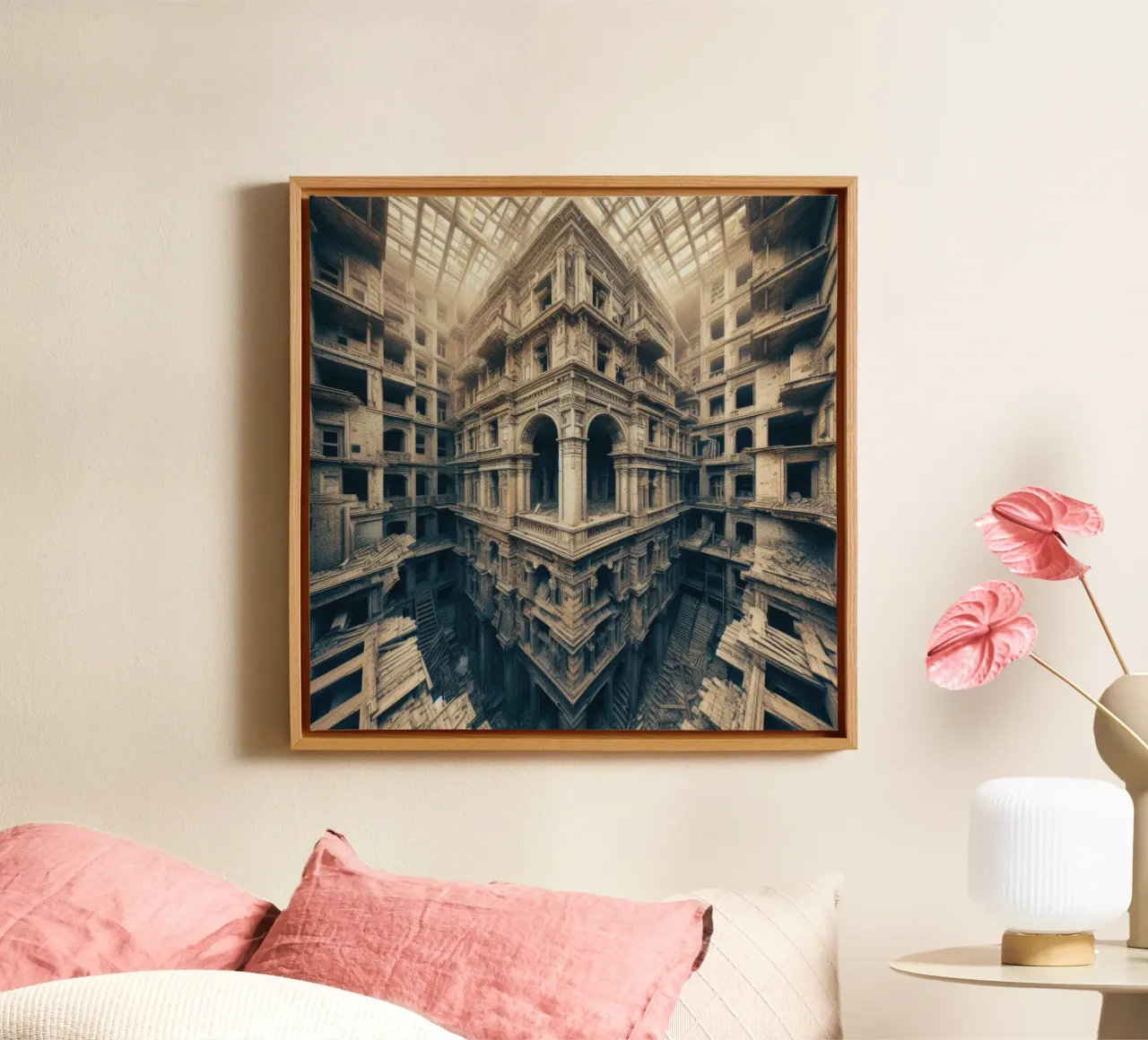 Sphere 003 - Intricate Abandoned Structure tela da Spheres