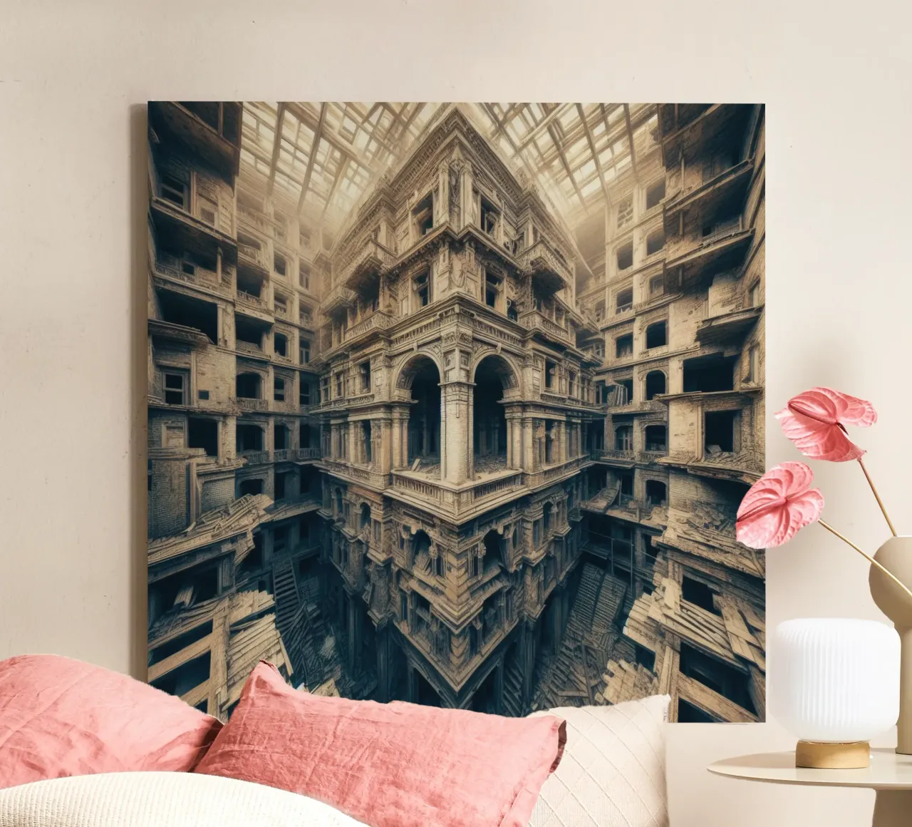 Sphere 003 - Intricate Abandoned Structure tela da Spheres