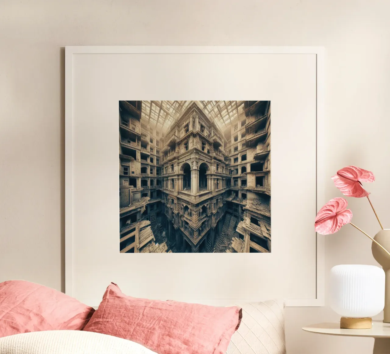 Sphere 003 - Intricate Abandoned Structure poster da Spheres