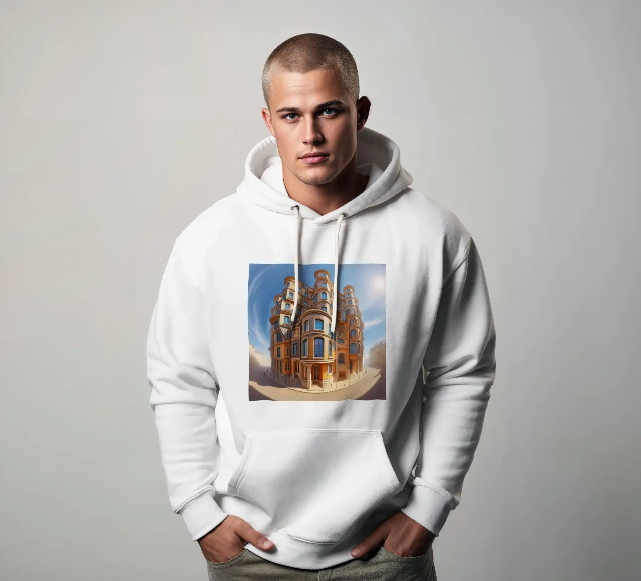 Sphere 001 - Unique Architectural Building felpa con cappuccio da Spheres