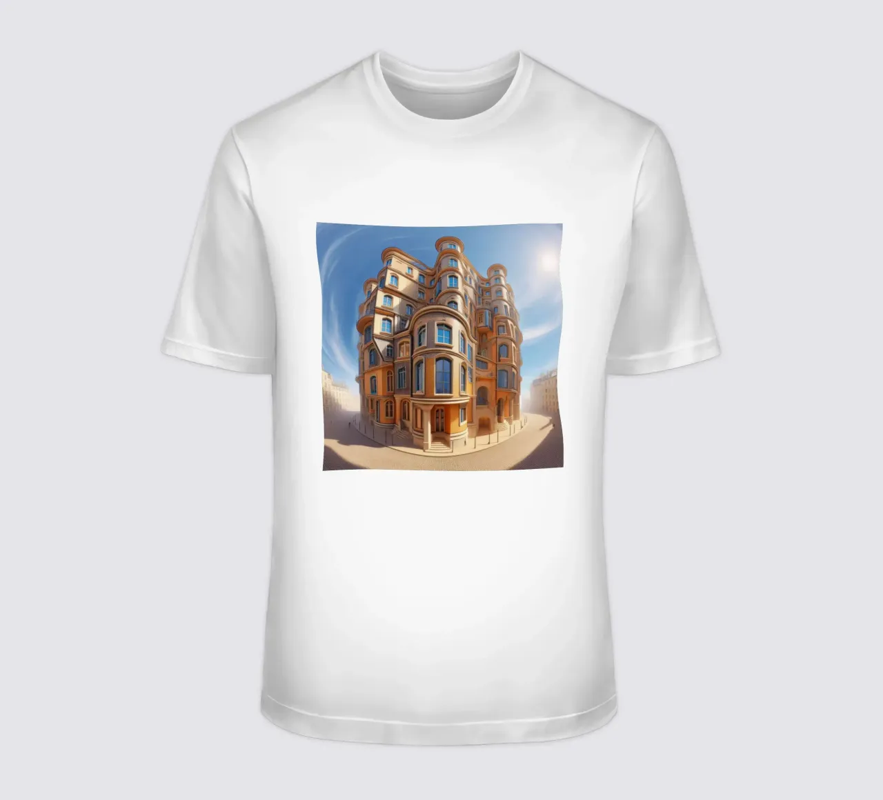 Sphere 001 - Unique Architectural Building t-shirt da Spheres