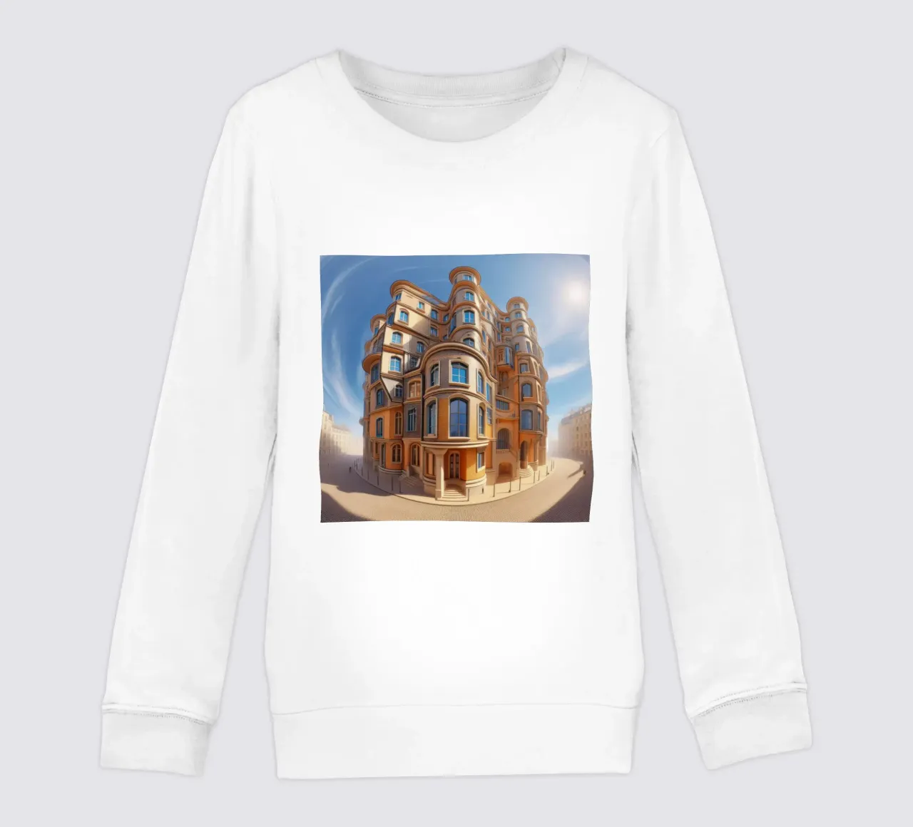 Sphere 001 - Unique Architectural Building Kinder Sweatshirt von Spheres
