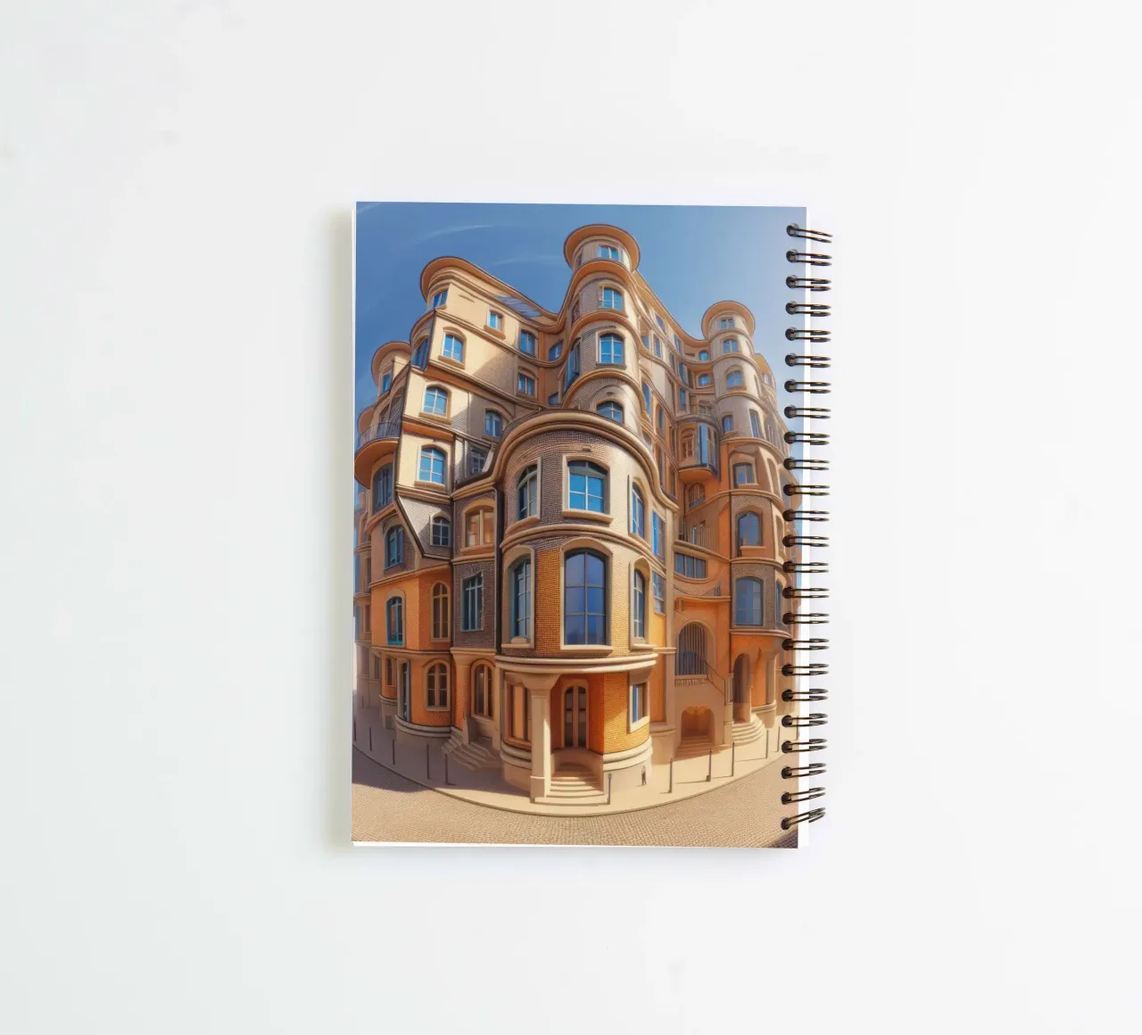 Sphere 001 - Unique Architectural Building spiral notebook by Spheres