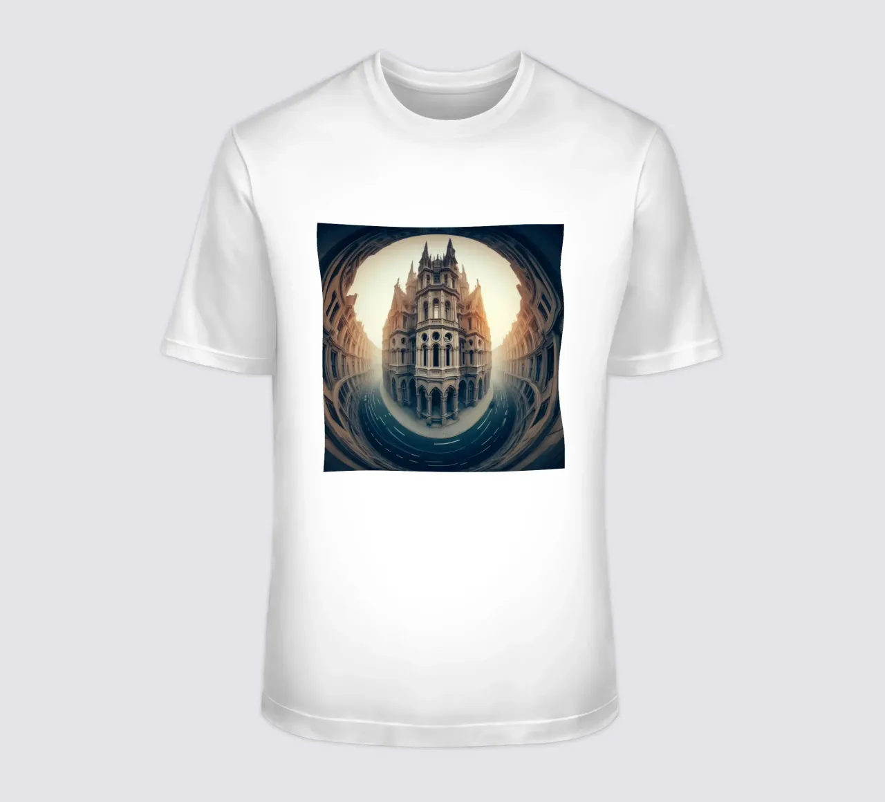 Sphere 002 - Gothic-Inspired Building t-shirt da Spheres