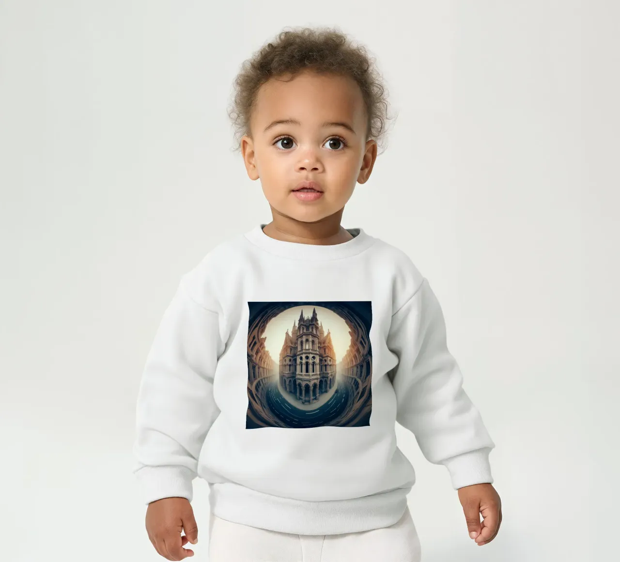 Sphere 002 - Gothic-Inspired Building felpa neonato da Spheres