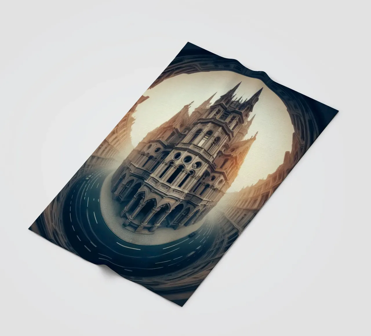 Sphere 002 - Gothic-Inspired Building coperta in pile da Spheres