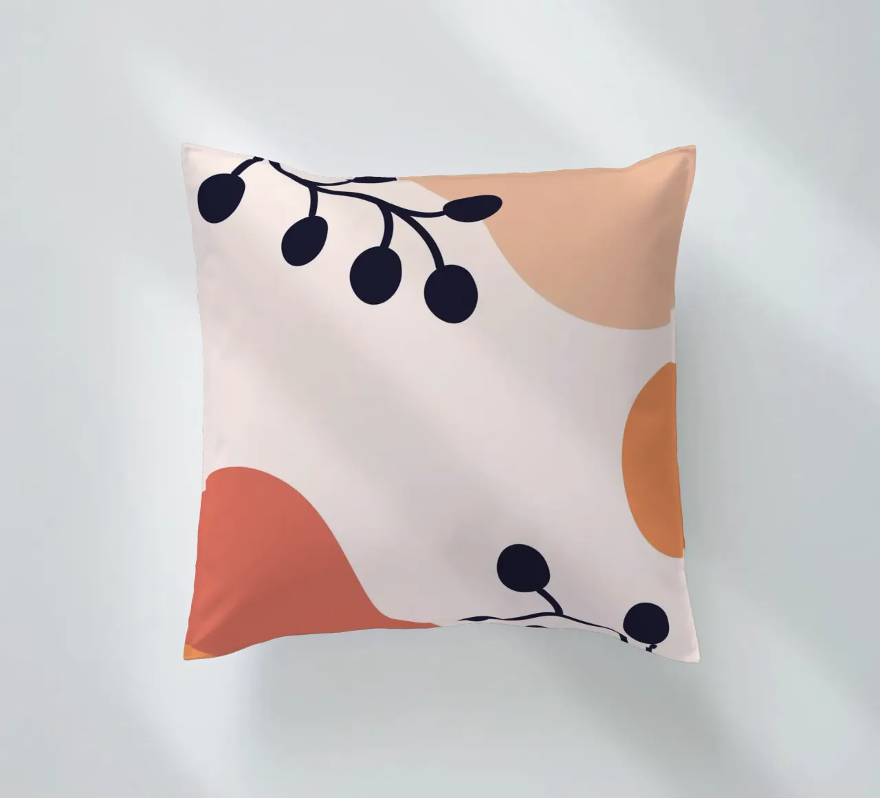 Organic shapes lines circular cuscino da LisaArtes
