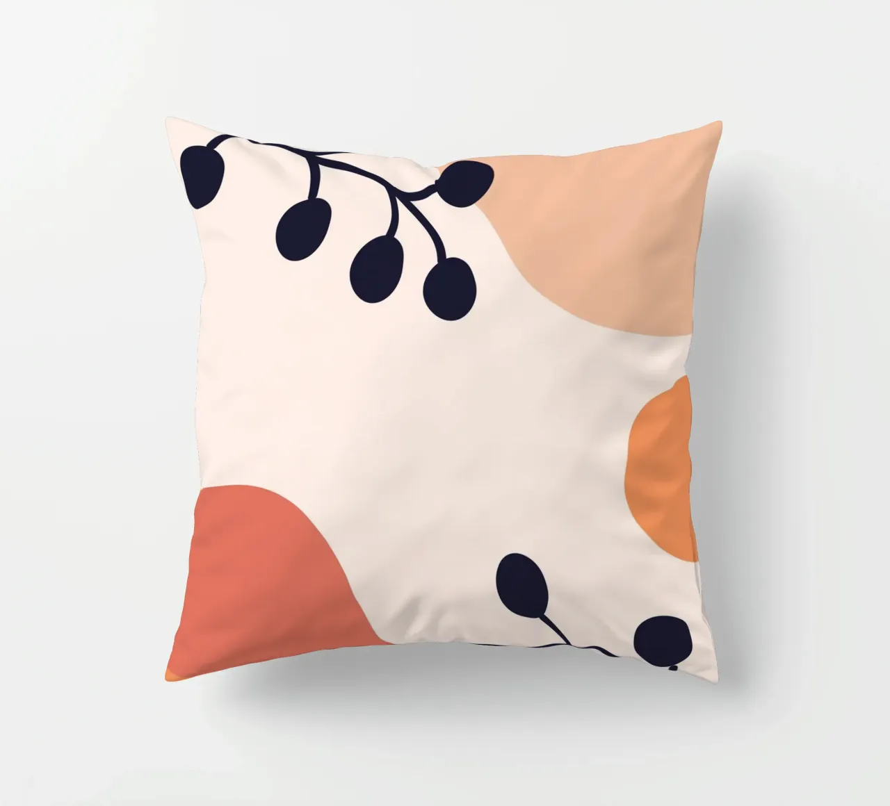 Organic shapes lines circular cuscino da LisaArtes