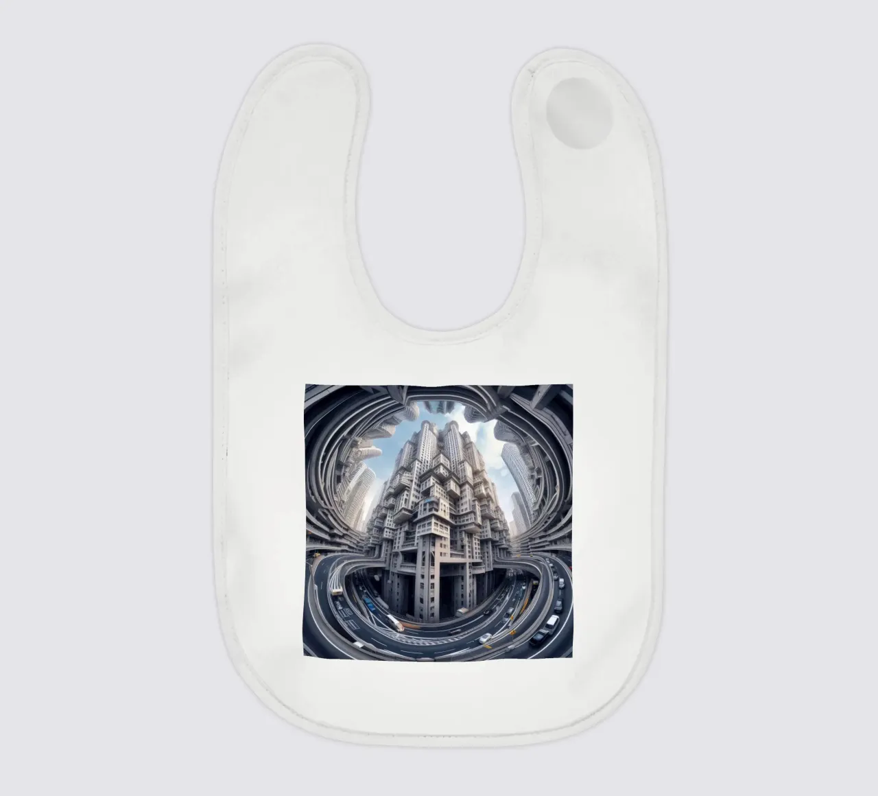 Sphere 016 - Futuristic Metropolis With Highway bavaglino da Spheres