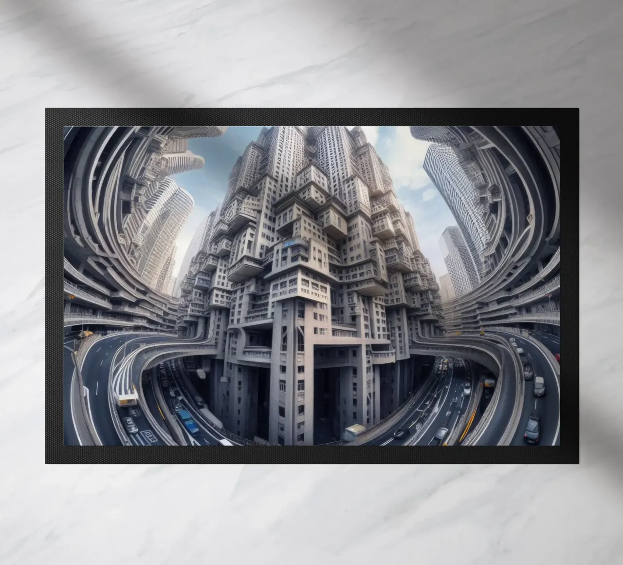 Sphere 016 - Futuristic Metropolis With Highway zerbino da Spheres