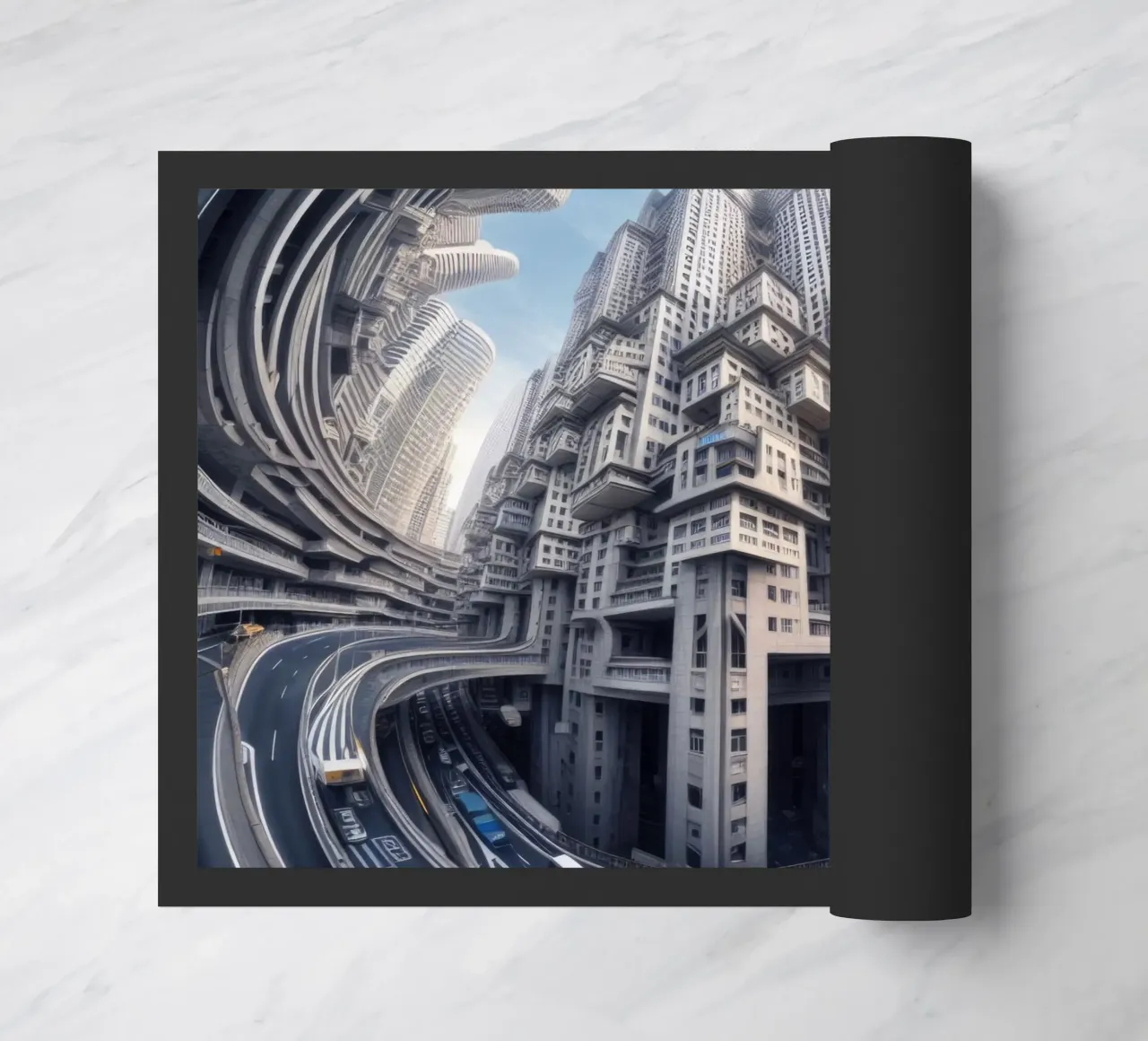 Sphere 016 - Futuristic Metropolis With Highway zerbino da Spheres