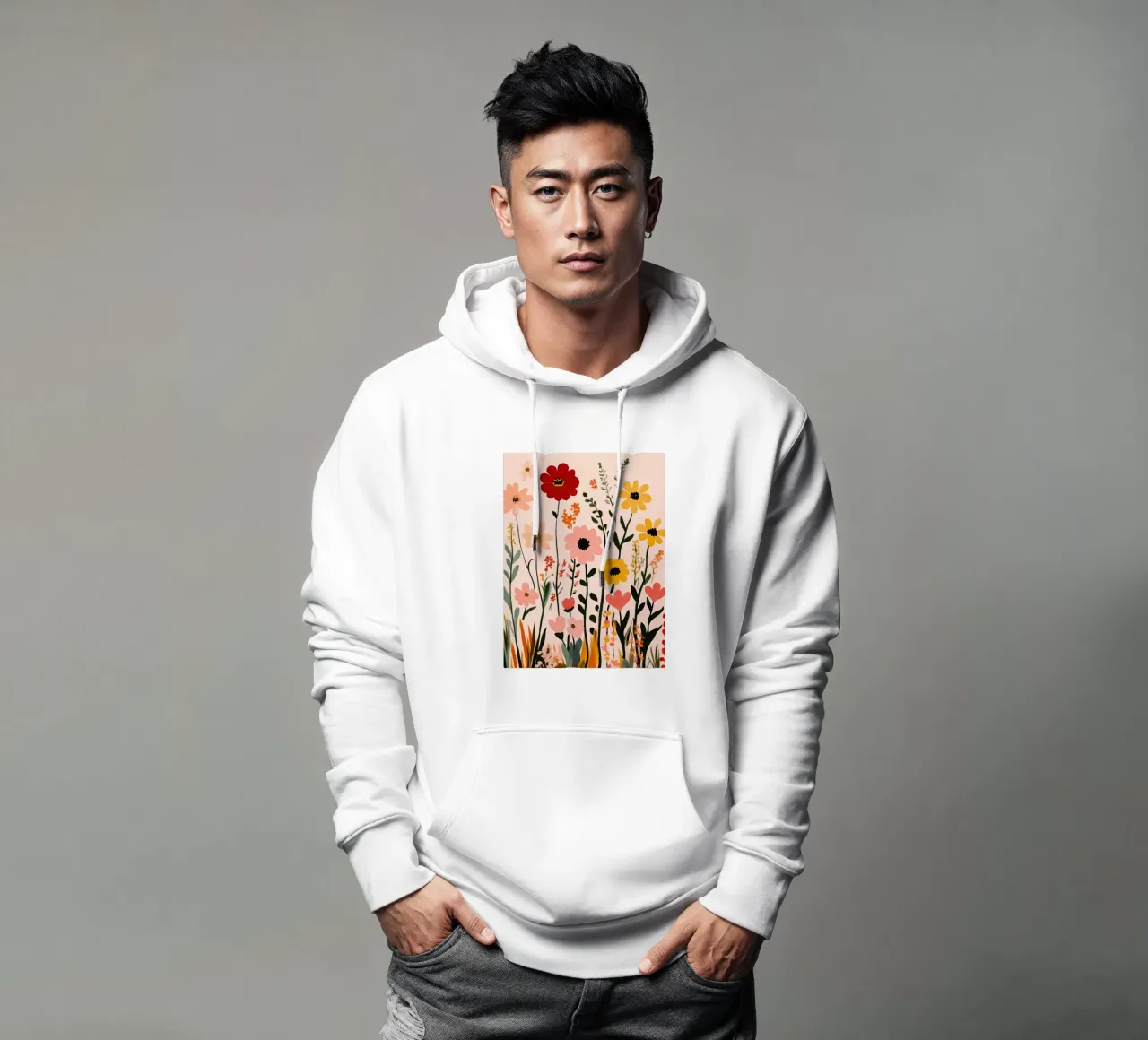 Wildflowers hoodie by IamHomeStudio