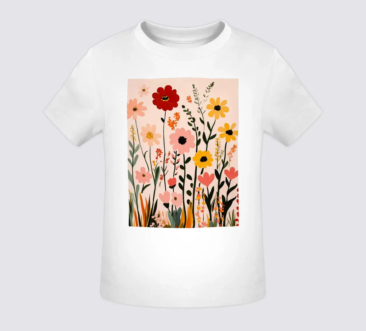 Fiori selvatici maglietta neonato da Olga Wildrose