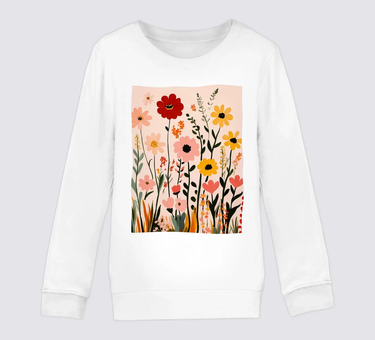Fiori selvatici felpa bambino da IamHomeStudio