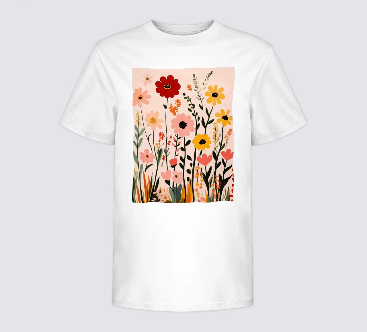 Wildblumen Kinder T-Shirt von Olga Wildrose