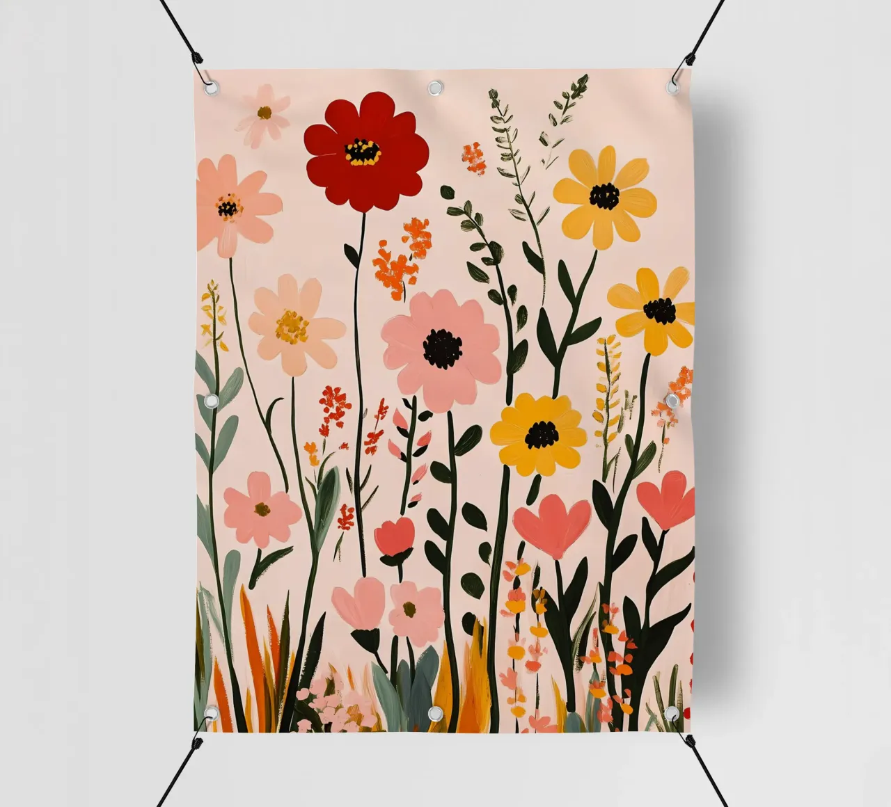 Wildblumen PVC Plane von IamHomeStudio