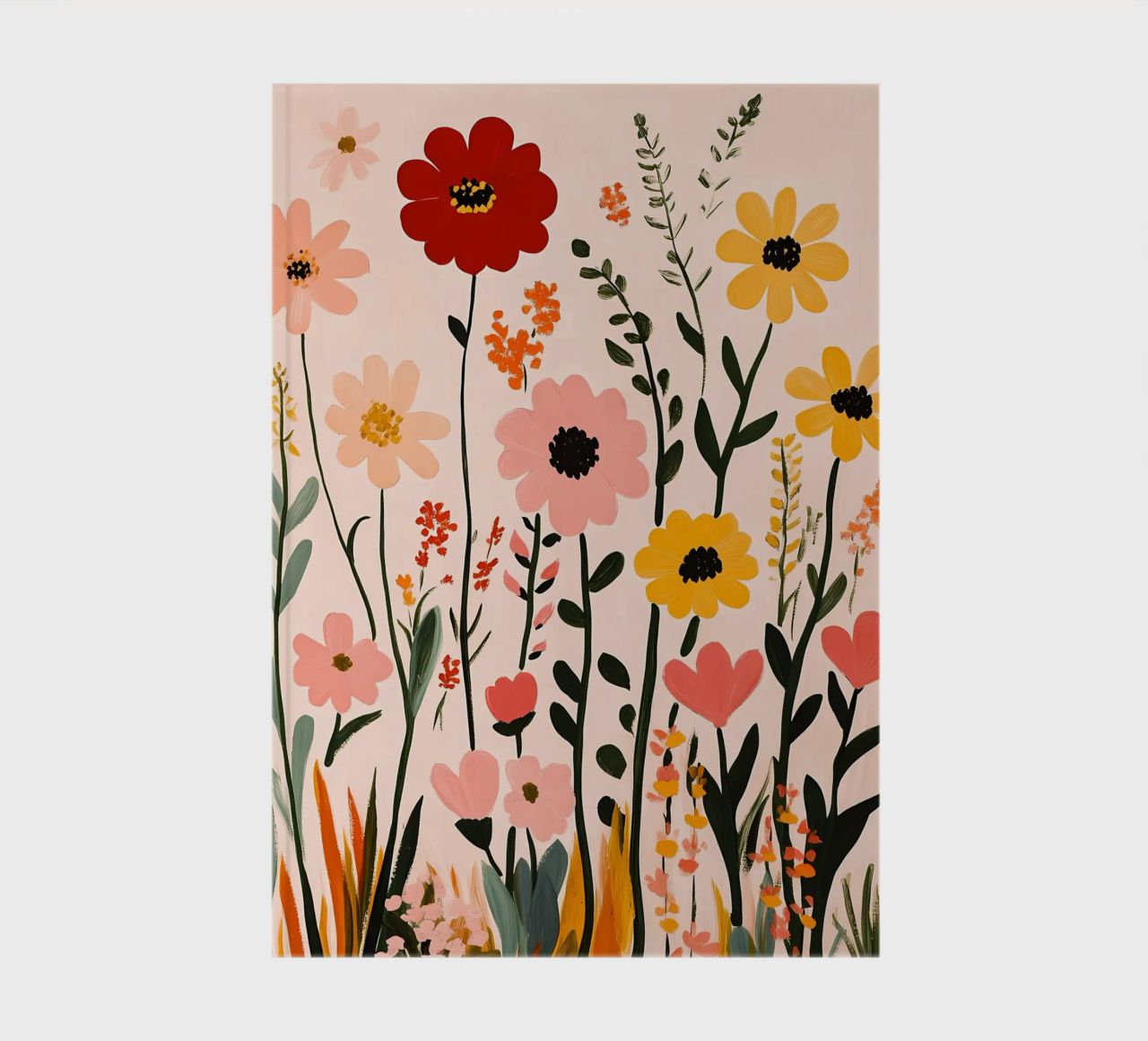 Wildblumen Notizbuch von Olga Wildrose