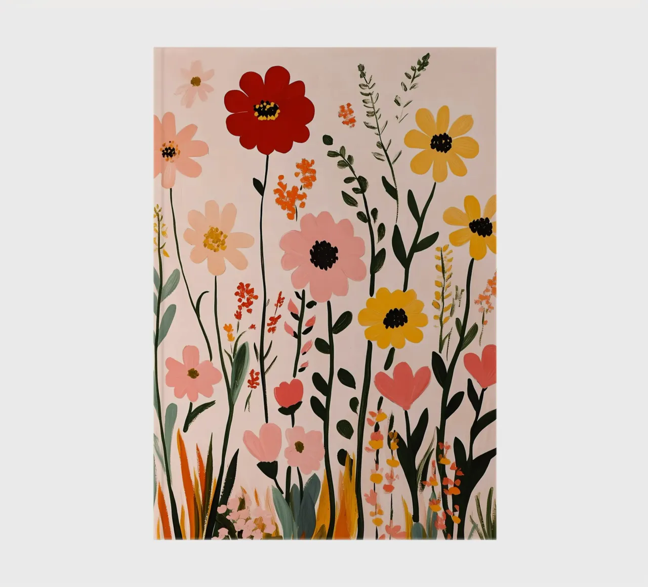 Wildflowers notebook by IamHomeStudio