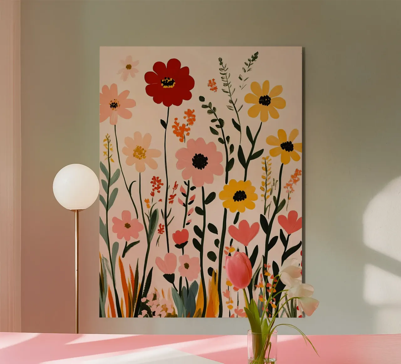 Fiori selvatici alluminio dibond da IamHomeStudio