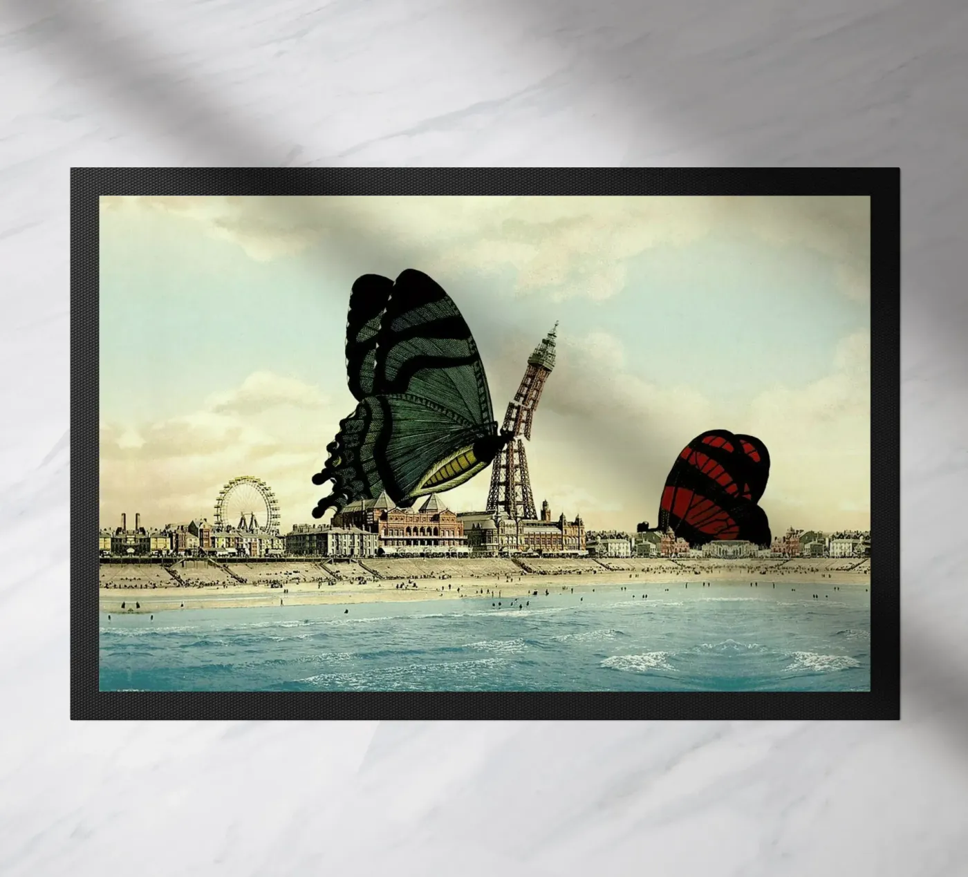 Blackpool deurmat van The Gently Unfurling Sneak