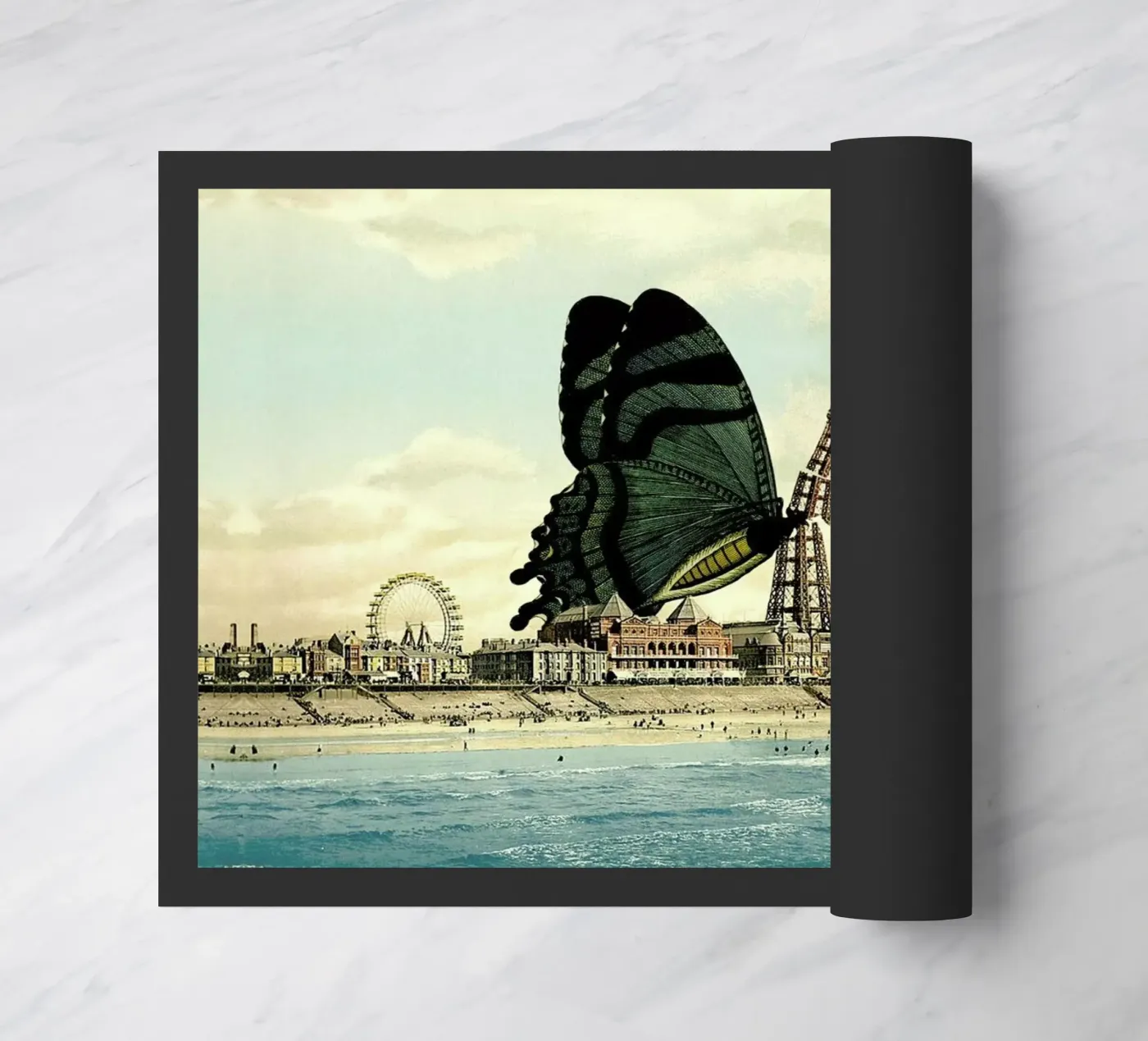 Blackpool deurmat van The Gently Unfurling Sneak